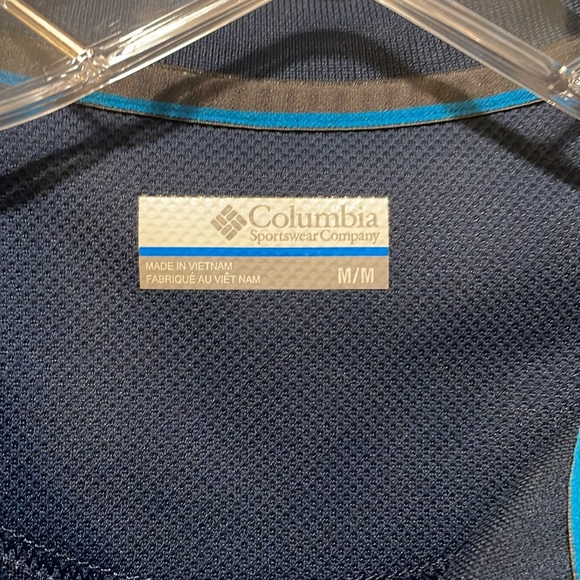 Columbia Omni-Shade Polo Shirt - Navy Blue - Picture 2 of 8